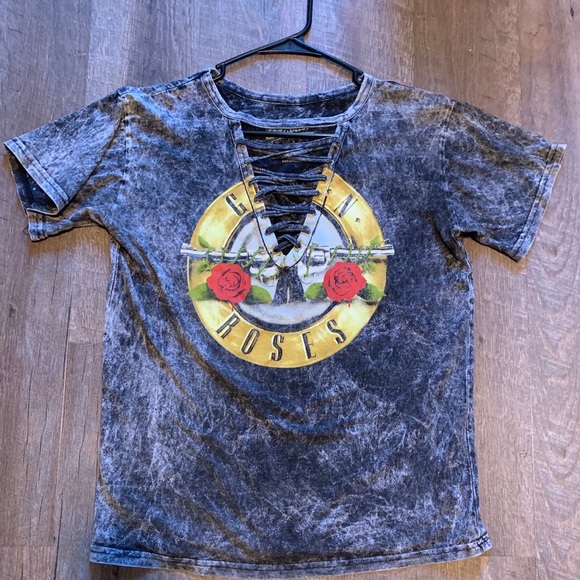 Guns & Roses laced rustic Tee - Picture 1 of 1